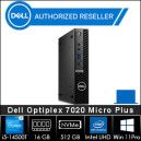 Dell Optiplex 7020 Micro Plus i5-14500T 16GB-DDR5 512GB-SSD Win 11 Pro