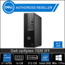 Dell optiplex 7020 SFF i7-14700 16GB 512GB Win 11 Pro + LED 21.5