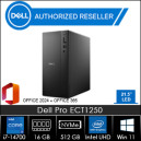 Dell Pro ECT1250 i7-14700 16GB-DDR5 512GB win 11 Home + OHS LED 21.5 inch