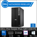 DELL Pro Tower Plus QBT1250 PC Ultra 7 265 16GB-DDR5 1TB-SSD Windows 11 Pro Monitor Dell 24"